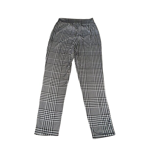 Fashion Nova Black & White Gingham Two-Piece Set Crop Top Pants Large Sexy Cute - Picture 7 of 11